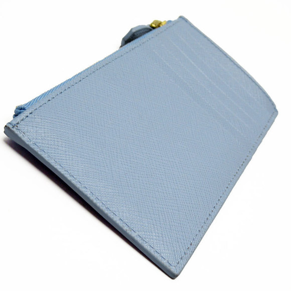 Prada Leather Case Light Blue Coin - Picture 1 of 5